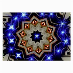 Light Abstract Structure Star Pattern Toy Circle Christmas Decoration Background Design Symmetry Large Glasses Cloth by Vaneshart