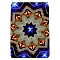 Light Abstract Structure Star Pattern Toy Circle Christmas Decoration Background Design Symmetry Removable Flap Cover (l) by Vaneshart