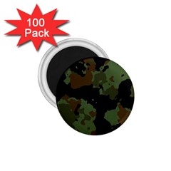 Beautiful Army Camo Pattern 1 75  Magnets (100 Pack)  by Vaneshart