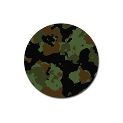 Beautiful Army Camo Pattern Magnet 3  (round) by Vaneshart