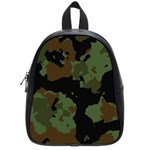 Beautiful Army Camo Pattern School Bag (Small) Front