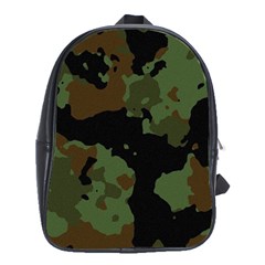 Beautiful Army Camo Pattern School Bag (xl) by Vaneshart