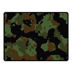 Beautiful Army Camo Pattern Double Sided Fleece Blanket (small)  by Vaneshart