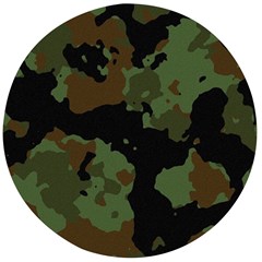 Beautiful Army Camo Pattern Wooden Bottle Opener (round) by Vaneshart