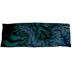 Creative Wing Abstract Texture River Stream Pattern Green Geometric Artistic Blue Art Aqua Turquoise Body Pillow Case (Dakimakura)