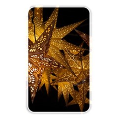 Star Decoration Christmas Christmas Decoration Symmetry Christmas Lights Fractal Art Luminous Stars Memory Card Reader (rectangular) by Vaneshart