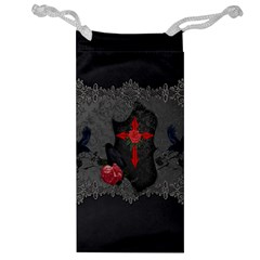 The Crows With Cross Jewelry Bag by FantasyWorld7