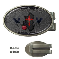 The Crows With Cross Money Clips (oval)  by FantasyWorld7