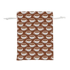 Coffee On Coffee Lightweight Drawstring Pouch (l) by bloomingvinedesign