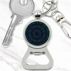 Texture Pattern Line Colorful Circle Art Background Design Decorative Symmetry Style Shape  Bottle Opener Key Chain by Vaneshart