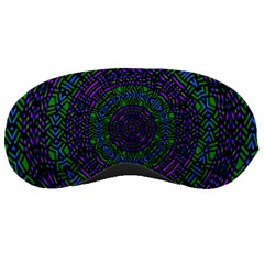 Texture Pattern Line Colorful Circle Art Background Design Decorative Symmetry Style Shape  Sleeping Mask by Vaneshart