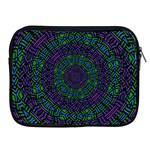 Texture Pattern Line Colorful Circle Art Background Design Decorative Symmetry Style Shape  Apple iPad 2/3/4 Zipper Cases Front