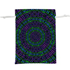 Texture Pattern Line Colorful Circle Art Background Design Decorative Symmetry Style Shape   Lightweight Drawstring Pouch (xl) by Vaneshart