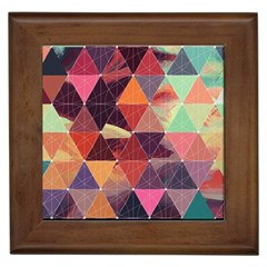 Geometric Pattern Art Framed Tile by Vaneshart