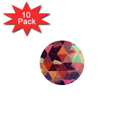 Geometric Pattern Art 1  Mini Magnet (10 Pack)  by Vaneshart