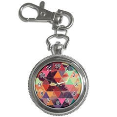 Geometric Pattern Art Key Chain Watches by Vaneshart