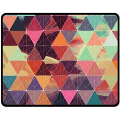 Geometric Pattern Art Fleece Blanket (medium)  by Vaneshart