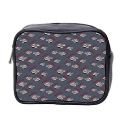 Sushi Pattern Mini Toiletries Bag (two Sides) by bloomingvinedesign