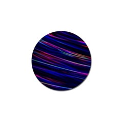 Nightlife Neon Techno Black Lamp Motion Green Street Dark Blurred Move Abstract Velocity Evening Tim Golf Ball Marker by Vaneshart