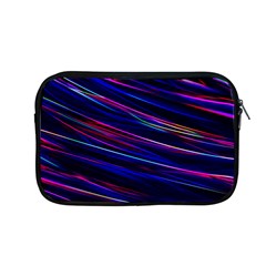 Nightlife Neon Techno Black Lamp Motion Green Street Dark Blurred Move Abstract Velocity Evening Tim Apple Macbook Pro 13  Zipper Case