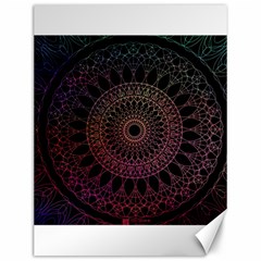 Mandala Fractal Pattern Canvas 12  X 16  by Vaneshart