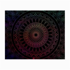 Mandala Fractal Pattern Small Glasses Cloth (2 Sides) by Vaneshart