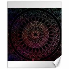 Mandala Fractal Pattern Canvas 11  X 14  by Vaneshart