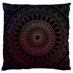 Mandala Fractal Pattern Standard Flano Cushion Case (one Side) by Vaneshart