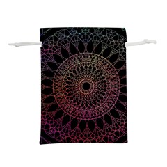 Mandala Fractal Pattern Lightweight Drawstring Pouch (m)