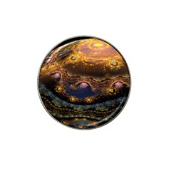 Fractal Cg Computer Graphics Sphere Fractal Art Water Organism Macro Photography Art Space Earth  Hat Clip Ball Marker (10 Pack) by Vaneshart