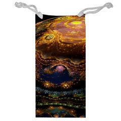 Fractal Cg Computer Graphics Sphere Fractal Art Water Organism Macro Photography Art Space Earth  Jewelry Bag by Vaneshart