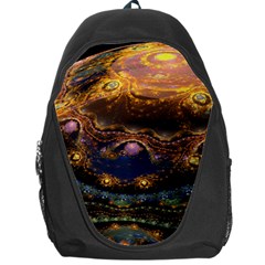 Fractal Cg Computer Graphics Sphere Fractal Art Water Organism Macro Photography Art Space Earth  Backpack Bag by Vaneshart