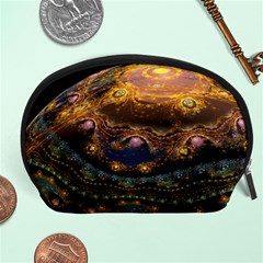 Fractal Cg Computer Graphics Sphere Fractal Art Water Organism Macro Photography Art Space Earth  Accessory Pouch (large) by Vaneshart