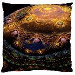 Fractal Cg Computer Graphics Sphere Fractal Art Water Organism Macro Photography Art Space Earth  Standard Flano Cushion Case (One Side) Front