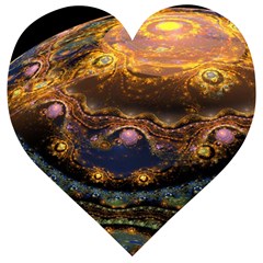 Fractal Cg Computer Graphics Sphere Fractal Art Water Organism Macro Photography Art Space Earth  Wooden Puzzle Heart by Vaneshart