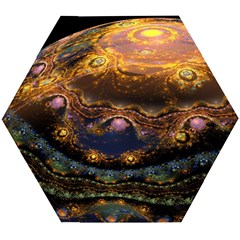 Fractal Cg Computer Graphics Sphere Fractal Art Water Organism Macro Photography Art Space Earth  Wooden Puzzle Hexagon by Vaneshart