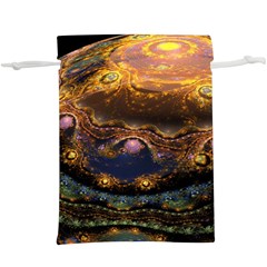 Fractal Cg Computer Graphics Sphere Fractal Art Water Organism Macro Photography Art Space Earth   Lightweight Drawstring Pouch (xl) by Vaneshart