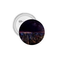 Light Sky Skyline Night Star Milky Way Cosmos Spiral City Skyscraper Urban Cityscape Dark San Franci 1 75  Buttons by Vaneshart