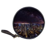 Light Sky Skyline Night Star Milky Way Cosmos Spiral City Skyscraper Urban Cityscape Dark San Franci Classic 20-CD Wallets Front