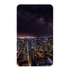 Light Sky Skyline Night Star Milky Way Cosmos Spiral City Skyscraper Urban Cityscape Dark San Franci Memory Card Reader (rectangular) by Vaneshart