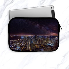 Light Sky Skyline Night Star Milky Way Cosmos Spiral City Skyscraper Urban Cityscape Dark San Franci Apple Ipad Mini Zipper Cases by Vaneshart