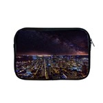 Light Sky Skyline Night Star Milky Way Cosmos Spiral City Skyscraper Urban Cityscape Dark San Franci Apple MacBook Pro 15  Zipper Case Front