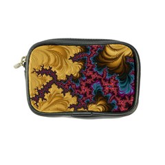 Creative Abstract Structure Texture Flower Pattern Black Material Textile Art Colors Design  Coin Purse by Vaneshart