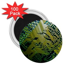 Laptop Computer Technology Leaf Line Green Biology Communication Electronics Illustration Informatio 2 25  Magnets (100 Pack)  by Vaneshart