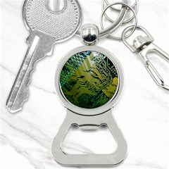 Laptop Computer Technology Leaf Line Green Biology Communication Electronics Illustration Informatio Bottle Opener Key Chain by Vaneshart