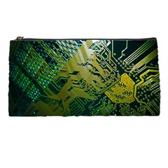 Laptop Computer Technology Leaf Line Green Biology Communication Electronics Illustration Informatio Pencil Cases by Vaneshart