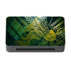 Laptop Computer Technology Leaf Line Green Biology Communication Electronics Illustration Informatio Memory Card Reader With Cf by Vaneshart