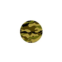 Fabric Army Camo Pattern 1  Mini Buttons by Vaneshart