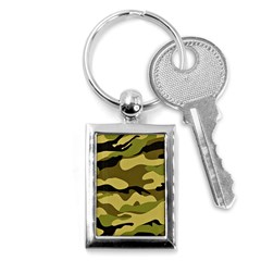 Fabric Army Camo Pattern Key Chain (rectangle) by Vaneshart