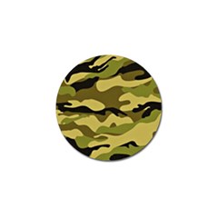 Fabric Army Camo Pattern Golf Ball Marker (10 Pack) by Vaneshart